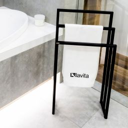 LaVita Seram wieszak stojący czarny