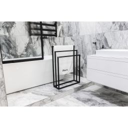 LaVita Halmahera wieszak stojący czarny