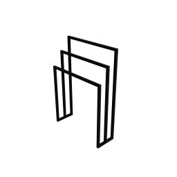 LaVita Seram wieszak stojący czarny