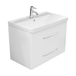 LaVita Nevada 80 szafka 80x45,7 cm podumywalkowa wisząca biała