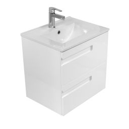 LaVita Floryda 50 szafka 50x39,5 cm podumywalkowa wisząca biała