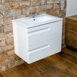 LaVita Floryda 50 szafka 50x39,5 cm podumywalkowa wisząca biała