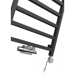 LaVita Lungo grzejnik łazienkowy dekoracyjny 96x50 cm szary