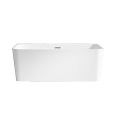 LaVita Mensola S wanna wolnostojąca 150x80 cm prostokątna przyścienna biała