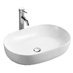 LaVita Verso umywalka 60x41,5 cm nablatowa biały połysk