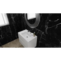 LaVita Kansas umywalka 61x49 cm meblowa prostokątna biały połysk