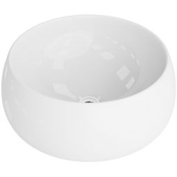 LaVita Graciosa umywalka 41 cm nablatowa okrągła biała
