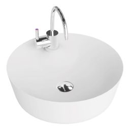 LaVita Caribe umywalka 43x,5x43,5 cm nablatowa biały połysk