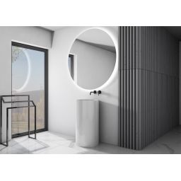 LaVita Elena umywalka 44,5x46,5x81,5 cm wolnostojąca biały połysk