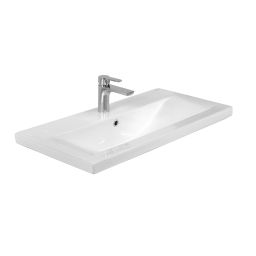 Outlet - LaVita Kalifornia 80 umywalka 81x39 cm meblowa biały połysk