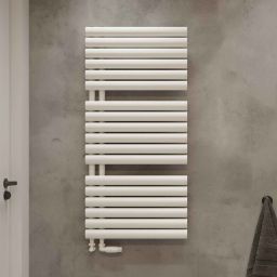 Luxrad Flag Bis grzejnik łazienkowy dekoracyjny 81,6x50 cm biały FLA081605009003