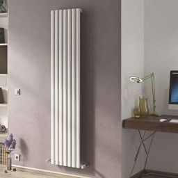 Luxrad Fortuna Pojedyncza grzejnik dekoracyjny 180x46,8 cm podłączenie dolne biały FOR180004689003ZDC