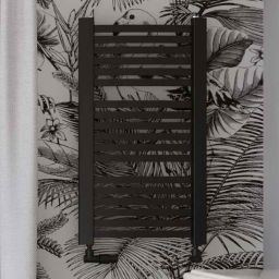 Luxrad Kastor grzejnik łazienkowy dekoracyjny 121,5x58 cm czarny KAS12150580S040