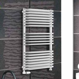 Luxrad Salto Max grzejnik łazienkowy dekoracyjny 92x53 cm biały SAM092005309003