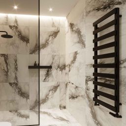 Luxrad Scala New grzejnik łazienkowy dekoracyjny 123x50 cm biały SCN123005009003