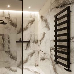 Luxrad Scala New grzejnik łazienkowy dekoracyjny 84x40 cm grafit SCN08400400S007