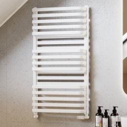 Luxrad Plus New grzejnik łazienkowy dekoracyjny 114x53 cm biały PLUN11405309003