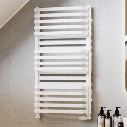 Luxrad Plus New grzejnik łazienkowy dekoracyjny 72,6x43 cm biały PLUN7264309003