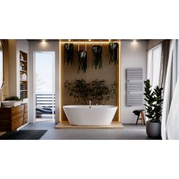 Luxrad Atakama grzejnik łazienkowy dekoracyjny 119,5x50 cm czarny ATA11950500S040