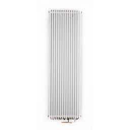 Luxrad Aurora grzejnik dekoracyjny 150x30 cm podłączenie dolne biały AUR15003009003ZDC