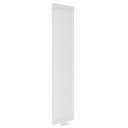 Luxrad Columnus 2 grzejnik dekoracyjny 180x29 cm podłączenie dolne biały COL2180002909016ZDC