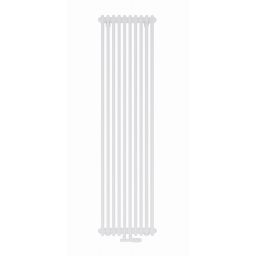 Luxrad Columnus 2 grzejnik dekoracyjny 200x47 cm podłączenie dolne biały COL220004709016ZDC
