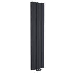 Luxrad Fortuna Podwójna grzejnik dekoracyjny 200x35,2 cm podłączenie dolne antracyt FORP20003527016ZDC