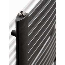 Luxrad Kastor Elektro grzejnik elektryczny 121,5x58 cm czarny KAST1215580S040ERG