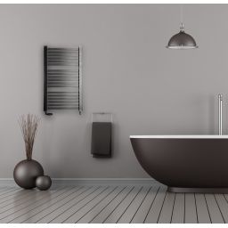 Luxrad Kastor Elektro grzejnik elektryczny 139,5x58 cm czarny KAST1395580S040ERG