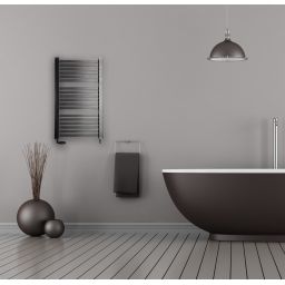 Luxrad Kastor Elektro grzejnik elektryczny 76,5x48 cm czarny KAST765480S040ERG