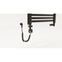 Luxrad Kastor Elektro grzejnik elektryczny 76,5x48 cm czarny KAST765480S040ERG