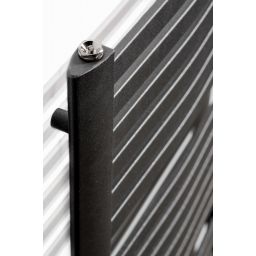 Luxrad Kastor Elektro grzejnik elektryczny 94,5x58 cm czarny KAST945580S040ERG