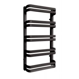 Luxrad Perseid grzejnik łazienkowy dekoracyjny 80x43 cm czarny PER798430S040