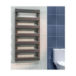 Luxrad Scala New grzejnik łazienkowy dekoracyjny 123x50 cm grafit SCN12300500S007