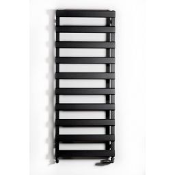 Luxrad Scala New grzejnik łazienkowy dekoracyjny 84x40 cm czarny SCN08400400S040