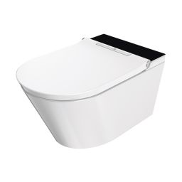 Major&Maker Deluxe B toaleta myjąca wisząca bez kołnierza ze spłukiwaniem wirowym biała 4020FB