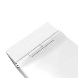 Major&Maker Deluxe A + Coral White toaleta myjąca ze stelażem i przyciskiem wisząca bez kołnierza biała 4020FWS200302W