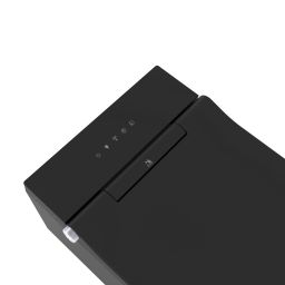 Major&Maker Black Pearl + Coral Black toaleta myjąca ze stelażem wisząca bez kołnierza czarna 4030FS200302B