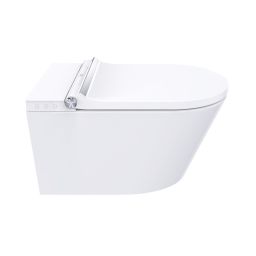 Major&Maker Classic + Coral White toaleta myjąca ze stelażem i przyciskiem wisząca bez kołnierza biała 4050FWS200302W