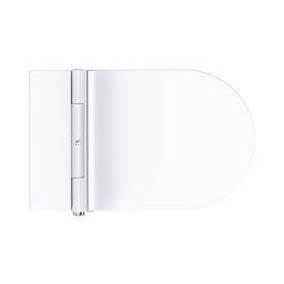 Major&Maker Classic + Coral White toaleta myjąca ze stelażem i przyciskiem wisząca bez kołnierza biała 4050FWS200302W