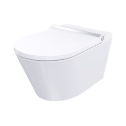 Major&Maker Classic + Coral White toaleta myjąca ze stelażem i przyciskiem wisząca bez kołnierza biała 4050FWS200302W