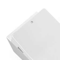 Major&Maker Topaz White + Coral Black toaleta myjąca ze stelażem i przyciskiem czarnym 4701FWS200302B