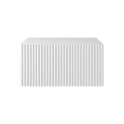 Meissen Keramik Kontra szafka 60x45x30 cm boczna wisząca biała S1004-001