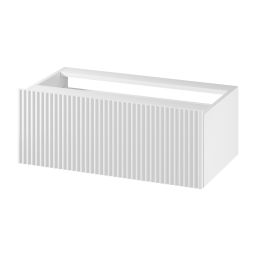 Meissen Keramik Kontra szafka 80x45x30 cm boczna wisząca biała S1004-003