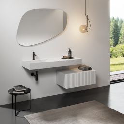 Meissen Keramik Kontra blat naszafkowy 60,2x42,8 cm biały S1004-030