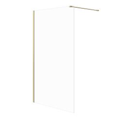 Meissen Keramik Kontra ścianka prysznicowa walk-in 120 cm złoty szczotkowany/szkło przezroczyste S169-011
