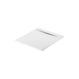 Meissen Keramik Kontra brodzik prostokątny z maskownicą 100x90 cm biały S207-003