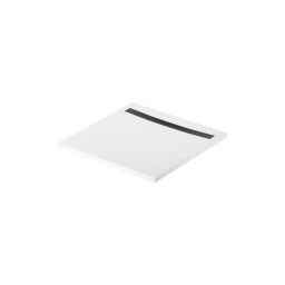 Meissen Keramik Kontra brodzik kwadratowy z maskownicą 90x90 cm biały S207-010