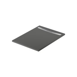Meissen Keramik Kontra brodzik prostokątny z maskownicą 120x90 cm grafitowy S207-011