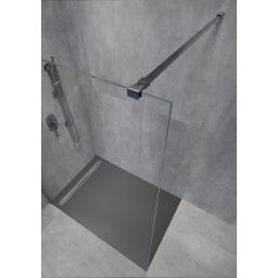 Meissen Keramik Kontra brodzik prostokątny z maskownicą 120x90 cm grafitowy S207-011